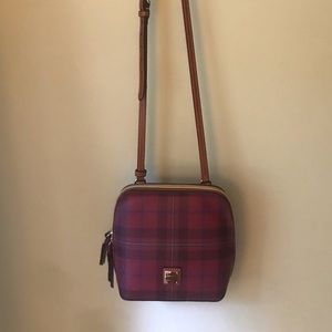 COPY - ✨PLAID LEATHER DB CROSSBODY BAG✨